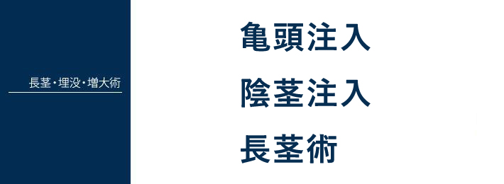 長茎術・亀頭増大術