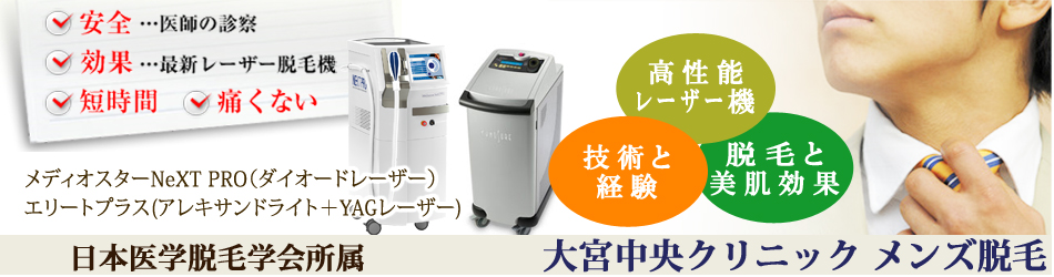 メンズ脱毛大宮中央クリニック
